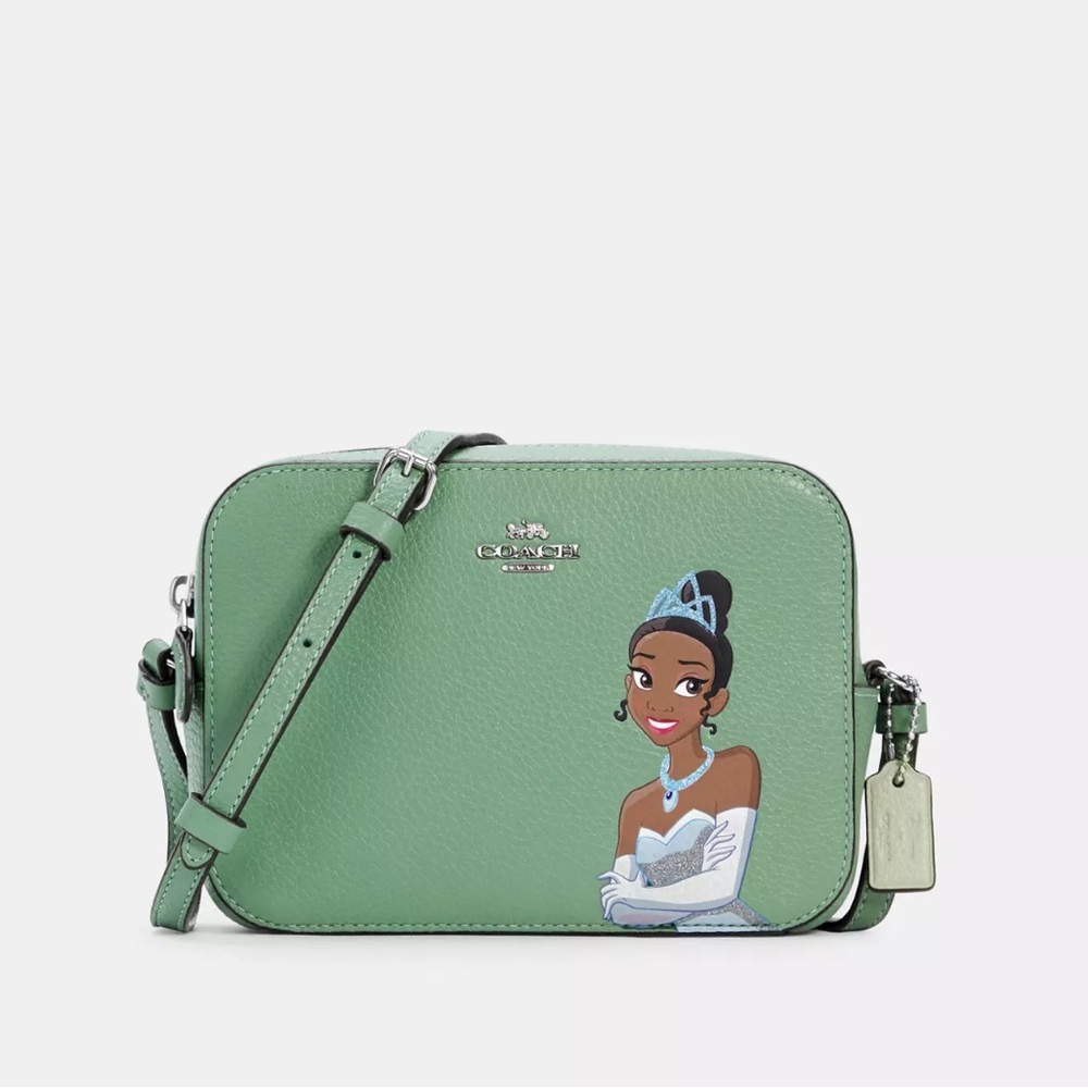 Disney X Coach Mini Camera Bag With Tiana